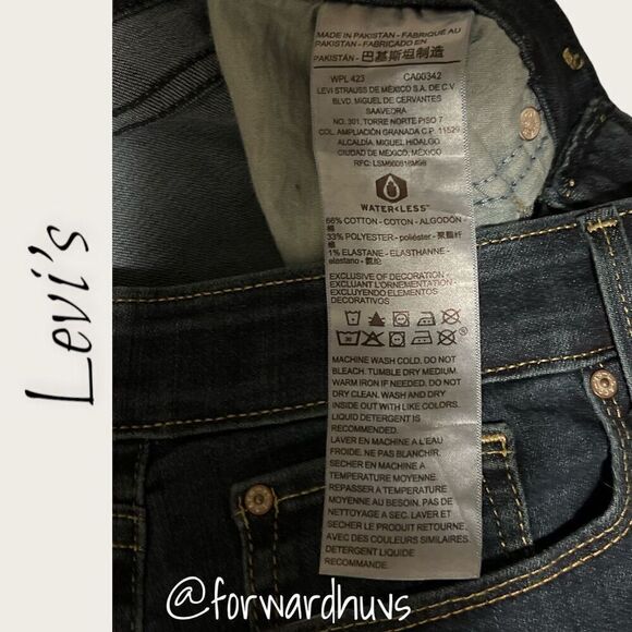 Levi’s Mid Rise Slim Jeans Size 10 Short - Picture 5 of 13